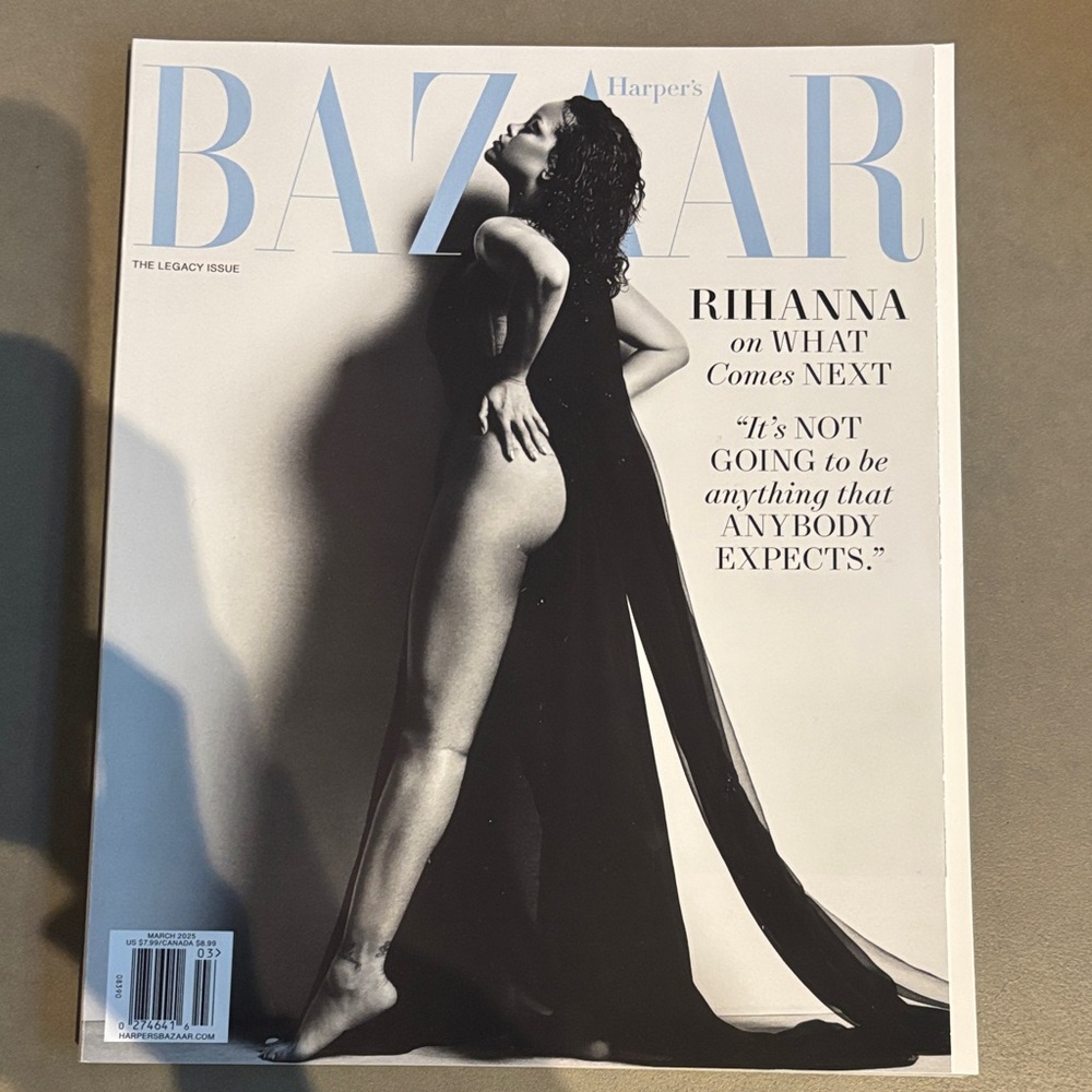 Harper’s Bazaar Magazine March 2025 Rihanna